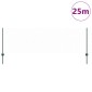 vidaXL Εξαγωνική Φράχτη με Στύλο 25 x 0,8 m PVC-Επικαλυμμένο Ατσάλι