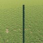 vidaXL Εξαγωνική Φράχτη με Στύλο 25 x 1 m PVC-Επικαλυμμένο Ατσάλι