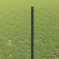 vidaXL Εξαγωνική Φράχτη με Στύλο 25 x 1 m PVC-Επικαλυμμένο Ατσάλι
