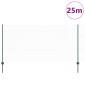 vidaXL Εξαγωνική Φράχτη με Στύλο 25 x 1,2 μ PVC-Επικαλυμμένο Ατσάλι