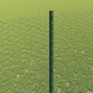 vidaXL Εξαγωνική Φράχτη με Στύλο 25 x 1,5 m PVC-Επικαλυμμένο Ατσάλι