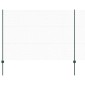 vidaXL Εξαγωνική Φράχτη με Στύλο 25 x 1,5 m PVC-Επικαλυμμένο Ατσάλι