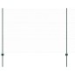 vidaXL Εξαγωνική Φράχτη με Στύλο 25 x 1,5 m PVC-Επικαλυμμένο Ατσάλι