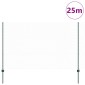 vidaXL Εξαγωνική Φράχτη με Στύλο 25 x 1,5 m PVC-Επικαλυμμένο Ατσάλι