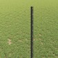 vidaXL Εξαγωνική Φράχτη με Στύλο 10 x 1 m PVC-Επικαλυμμένο Ατσάλι Γκρι