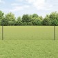 vidaXL Εξαγωνική Φράχτη με Στύλο 25 x 0,5 m PVC-Επικαλυμμένο Ατσάλι