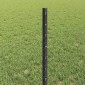 vidaXL Εξαγωνική Φράχτη με Στύλο 25 x 0,5 m PVC-Επικαλυμμένο Ατσάλι