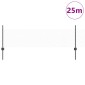 vidaXL Εξαγωνική Φράχτη με Στύλο 25 x 0,5 m PVC-Επικαλυμμένο Ατσάλι