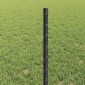vidaXL Εξαγωνική Φράχτη με Στύλο 25 x 0,5 m PVC-Επικαλυμμένο Ατσάλι