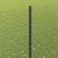 vidaXL Εξαγωνική Φράχτη με Στύλο 25 x 1,4 μ PVC-Επικαλυμμένο Ατσάλι