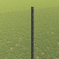 vidaXL Εξαγωνική Φράχτη με Στύλο 25 x 1,5 m PVC-Επικαλυμμένο Ατσάλι