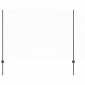 vidaXL Εξαγωνική Φράχτη με Στύλο 25 x 1,6 μ PVC-Επικαλυμμένο Ατσάλι