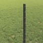 vidaXL Εξαγωνική Φράχτη με Στύλο 100 x 0,6 μ PVC-Επικαλυμμένο Ατσάλι