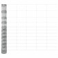 vidaXL Εξωτερική άγρια περίφραξη με στήλες 25 x 1,4 μ Ασημί Δίχτυ