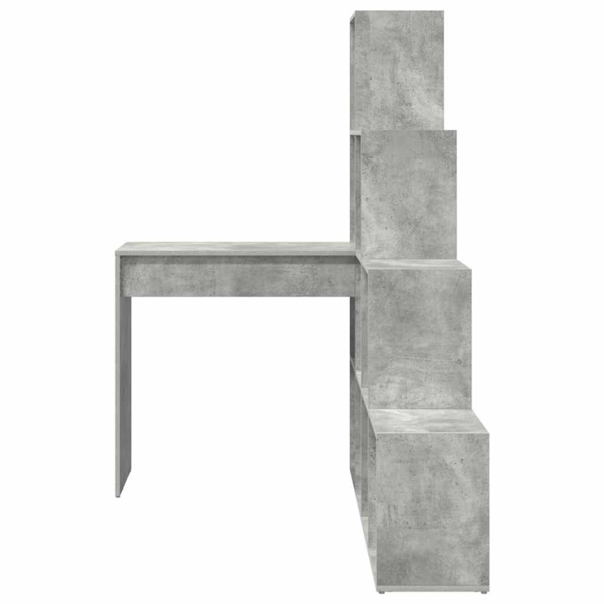vidaXL Γωνιακό γραφείο Σκυρόδεμα Γκρι 101,5 x 149,5 x 149,5 εκ.