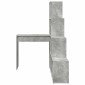 vidaXL Γωνιακό γραφείο Σκυρόδεμα Γκρι 101,5 x 149,5 x 149,5 εκ.