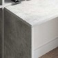 vidaXL Γραφείο Σκυρόδεμα Γκρι 138,5 x 55 x 143 εκ Επεξεργασμένο Ξύλο