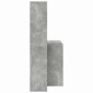 vidaXL Γραφείο Σκυρόδεμα Γκρι 138,5 x 55 x 143 εκ Επεξεργασμένο Ξύλο