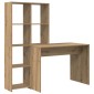 vidaXL Γραφείο Artisan Oak 138,5 x 55 x 143 εκ Επεξεργασμένο Ξύλο