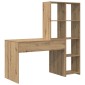 vidaXL Γραφείο Artisan Oak 138,5 x 55 x 143 εκ Επεξεργασμένο Ξύλο