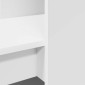 vidaXL Γραφείο Λευκό Επεξεργασμένο Ξύλο 122 x 67 x 145 εκ.