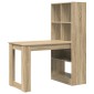 vidaXL Γραφείο Δρύς Sonoma Επεξεργασμένο Ξύλο 122 x 67 x 145 εκ.
