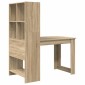 vidaXL Γραφείο Δρύς Sonoma Επεξεργασμένο Ξύλο 122 x 67 x 145 εκ.