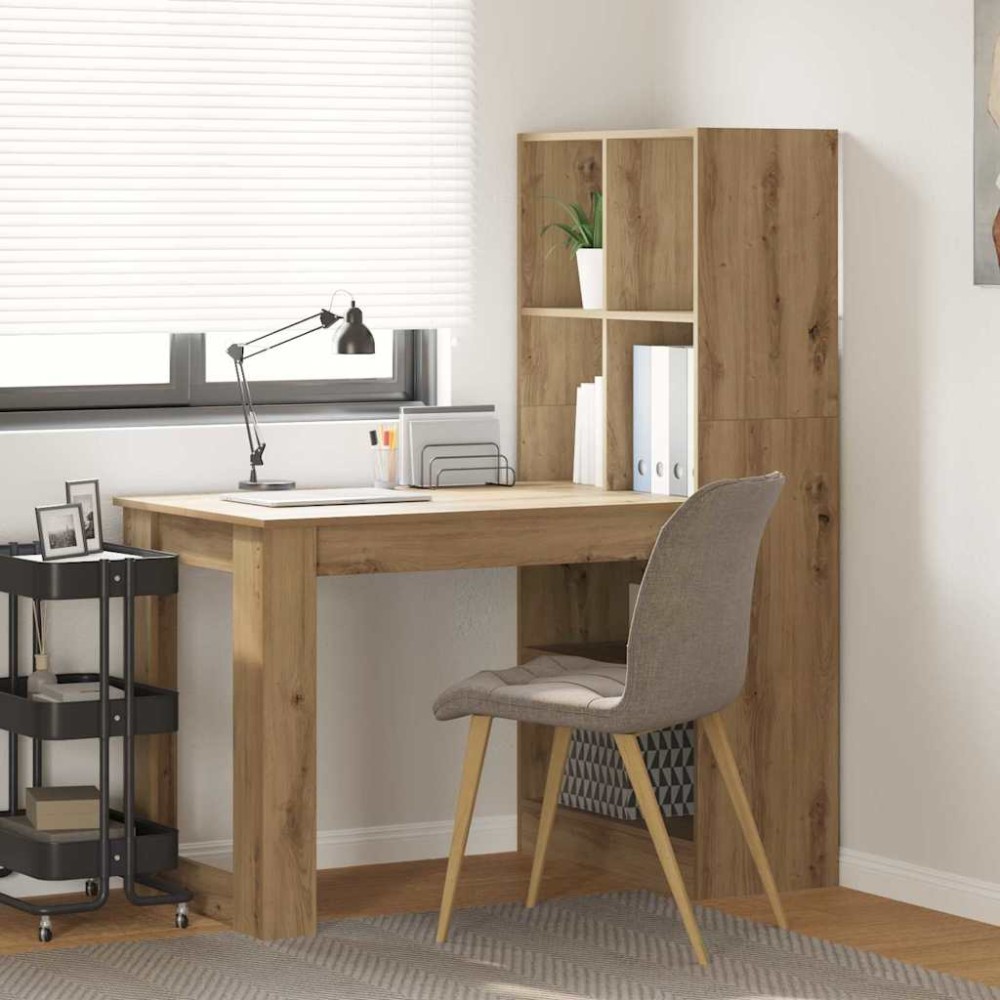 vidaXL Γραφείο Artisan Oak Επεξεργασμένο Ξύλο 122 x 67 x 145 εκ.