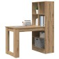 vidaXL Γραφείο Artisan Oak Επεξεργασμένο Ξύλο 122 x 67 x 145 εκ.