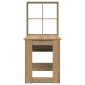 vidaXL Γραφείο Artisan Oak Επεξεργασμένο Ξύλο 122 x 67 x 145 εκ.