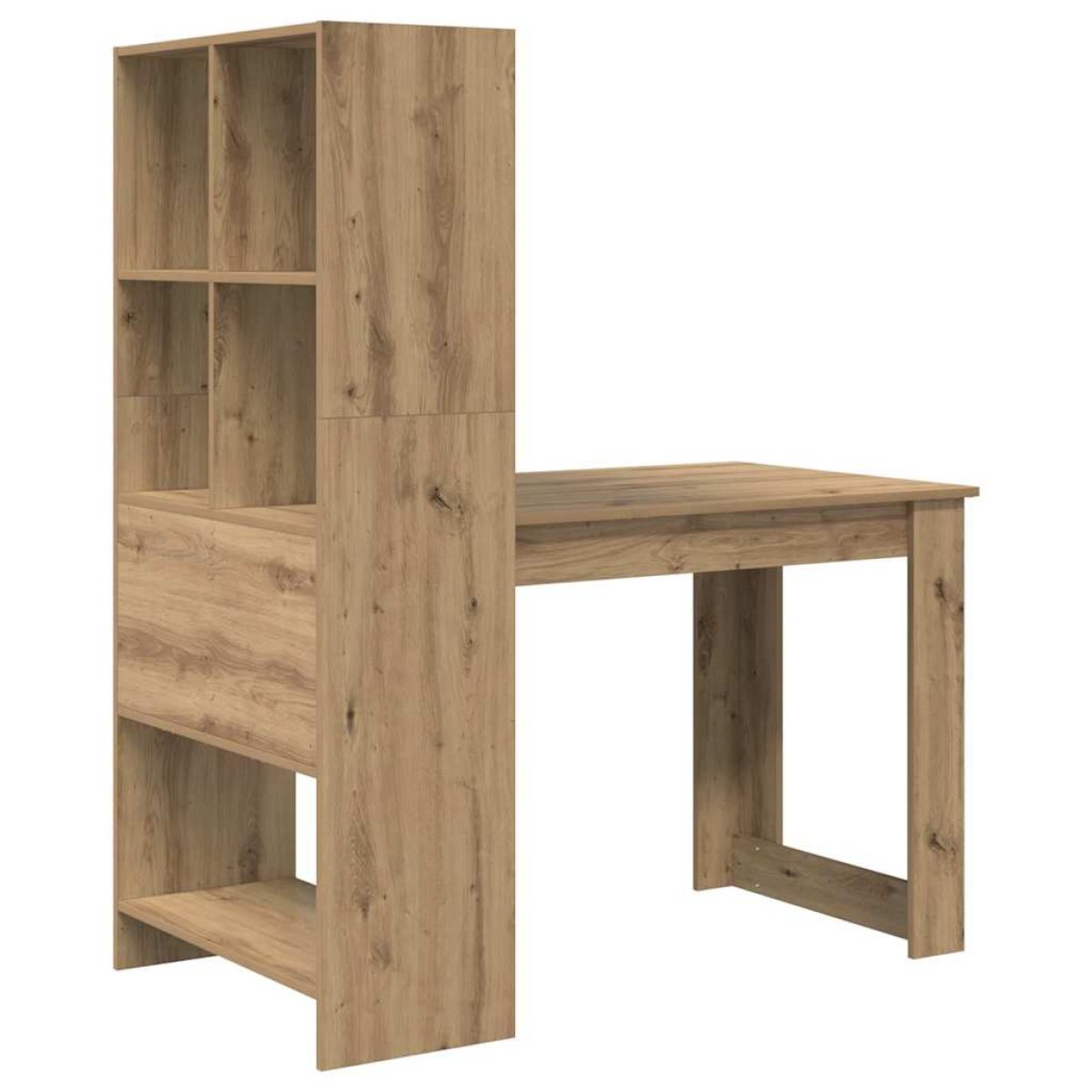 vidaXL Γραφείο Artisan Oak Επεξεργασμένο Ξύλο 122 x 67 x 145 εκ.