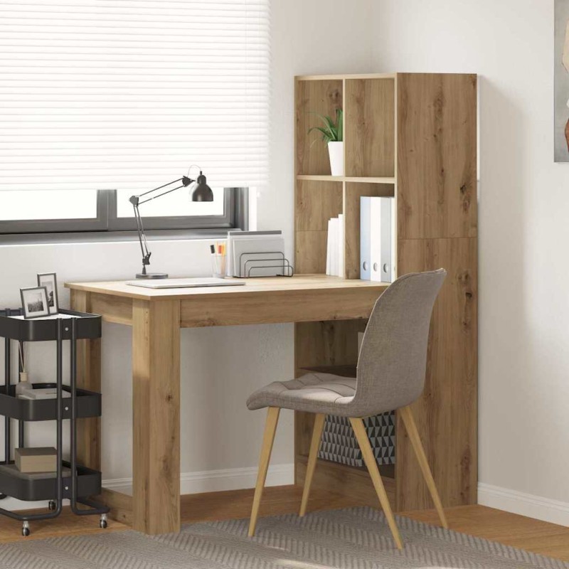 vidaXL Γραφείο Artisan Oak Επεξεργασμένο Ξύλο 122 x 67 x 145 εκ.