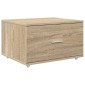 vidaXL Γραφείο Δρύς Sonoma Επεξεργασμένο Ξύλο 131,5 x 50 x 106,5 εκ.