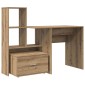 vidaXL Γραφείο Artisan Oak Επεξεργασμένο Ξύλο 131,5 x 50 x 106,5 εκ.