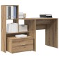 vidaXL Γραφείο Artisan Oak Επεξεργασμένο Ξύλο 131,5 x 50 x 106,5 εκ.