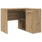 vidaXL Γωνιακό γραφείο με συρτάρι με ράφι Artisan Oak 102 x 88 x 75 εκ