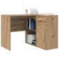 vidaXL Γωνιακό γραφείο με συρτάρι με ράφι Artisan Oak 102 x 88 x 75 εκ