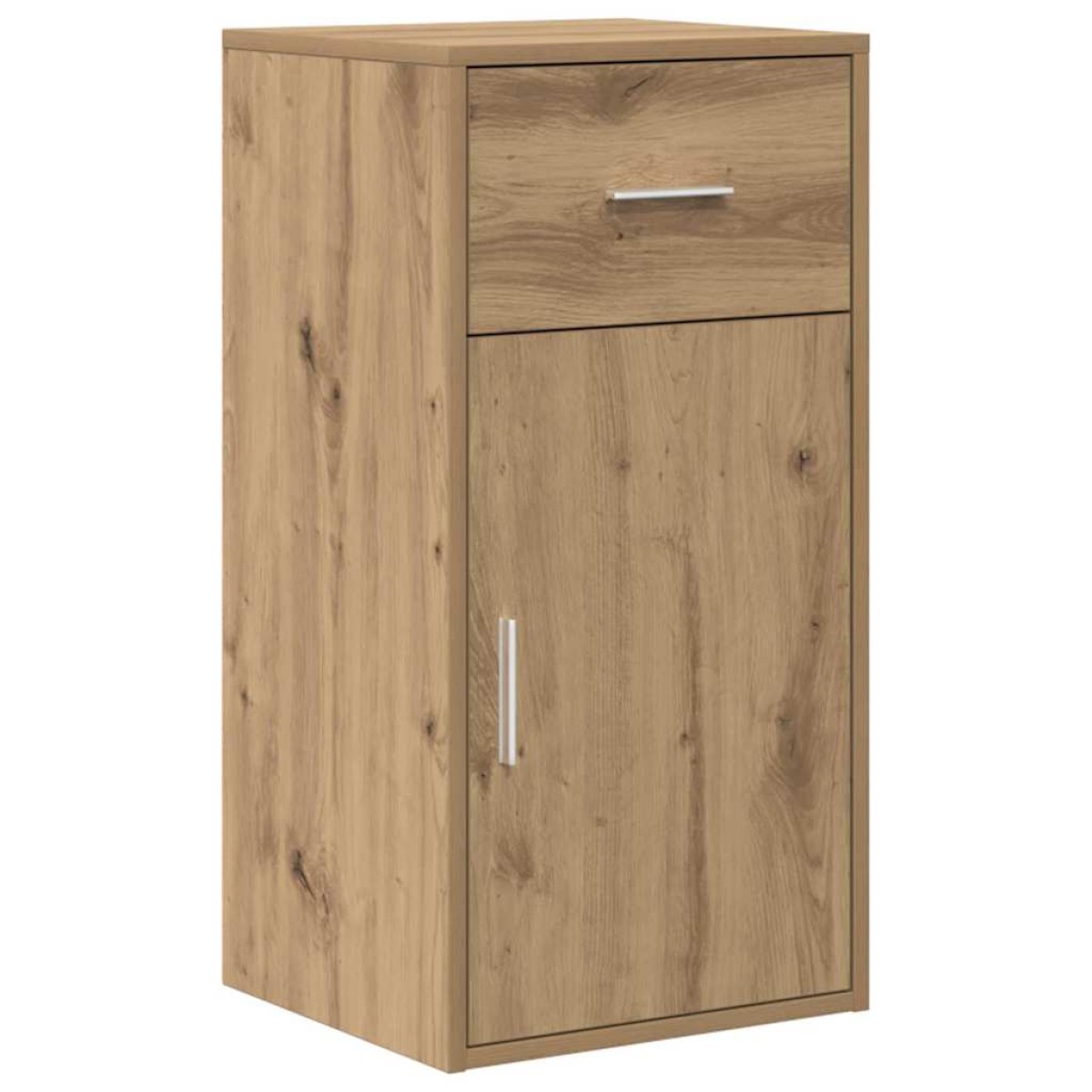 vidaXL Γωνιακό γραφείο με συρτάρι με ράφι Artisan Oak 102 x 88 x 75 εκ