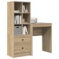 vidaXL Γραφείο Δρύς Sonoma 105,5 x 34 x 127 εκ 2 τμχ.