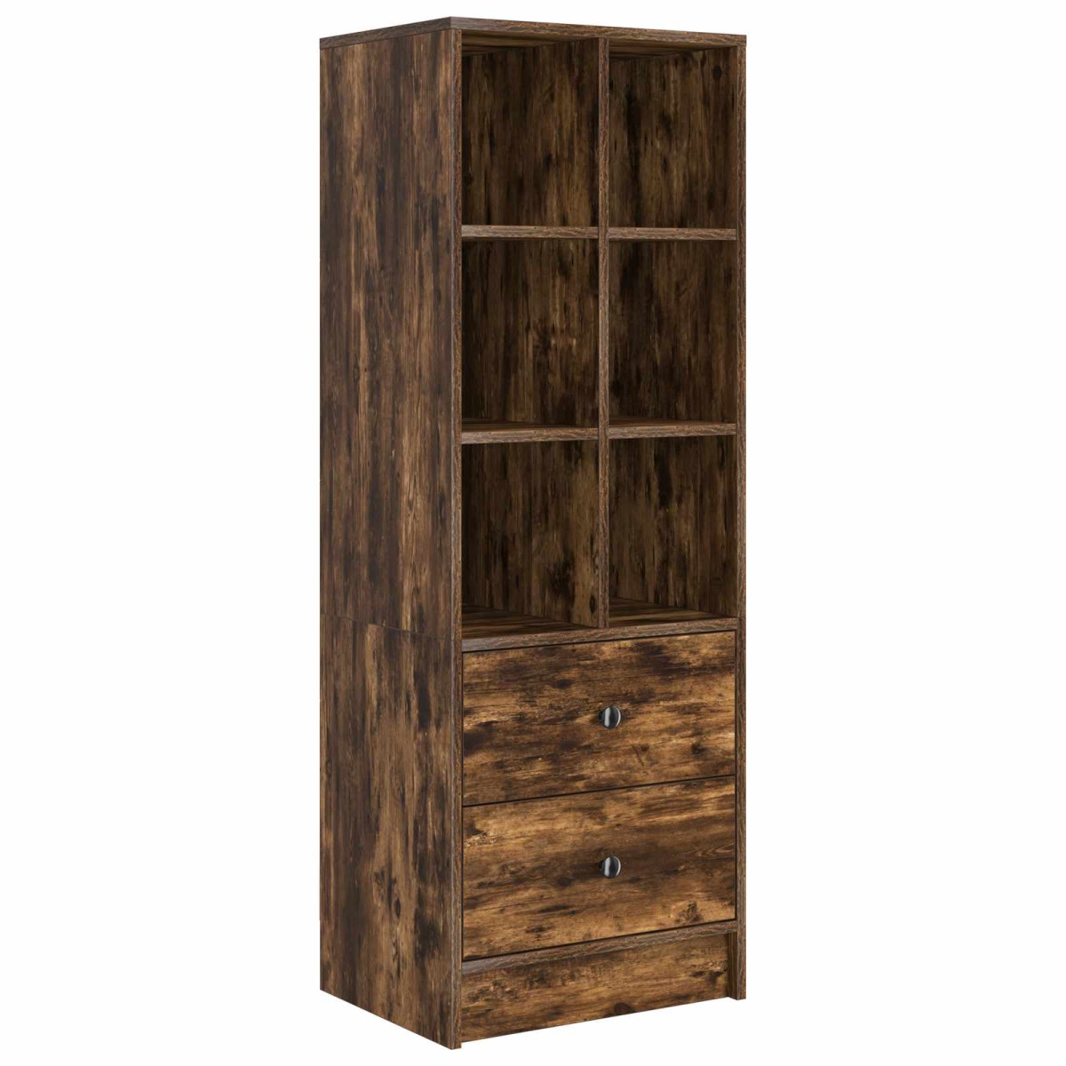 vidaXL Γραφείο Καπνιστό Δρύς 105,5 x 34 x 127 εκ 2 τμχ.