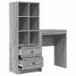 vidaXL Γραφείο Γκρίζο Σονομα 105,5 x 34 x 127 εκ 2 τμχ.