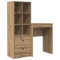 vidaXL Γραφείο Artisan Oak 105,5 x 34 x 127 εκ 2 τμχ.