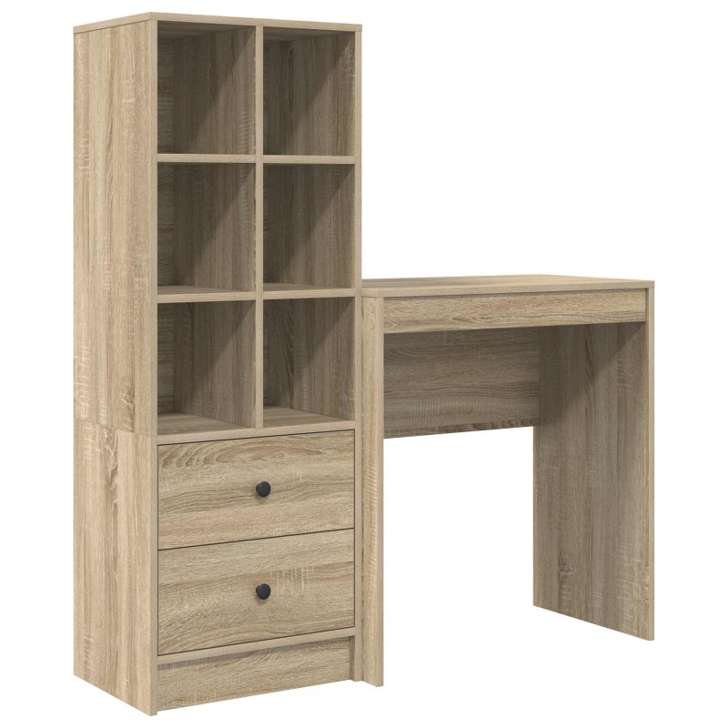 vidaXL Γραφείο Δρύς Sonoma 115,5 x 40 x 127 εκ 2 τμχ.