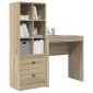 vidaXL Γραφείο Δρύς Sonoma 115,5 x 40 x 127 εκ 2 τμχ.