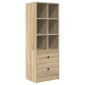 vidaXL Γραφείο Δρύς Sonoma 115,5 x 40 x 127 εκ 2 τμχ.