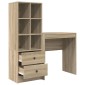 vidaXL Γραφείο Δρύς Sonoma 115,5 x 40 x 127 εκ 2 τμχ.