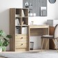 vidaXL Γραφείο Δρύς Sonoma 115,5 x 40 x 127 εκ 2 τμχ.