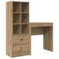 vidaXL Γραφείο Artisan Oak 115,5 x 40 x 127 εκ 2 τμχ.