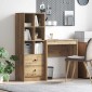 vidaXL Γραφείο Artisan Oak 115,5 x 40 x 127 εκ 2 τμχ.
