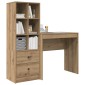 vidaXL Γραφείο Artisan Oak 125,5 x 40 x 127 εκ 2 τμχ.